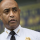 Then-Baltimore Police Commissioner Anthony Batts speaks at a press conference regarding the death of Freddie Gray April 30, 2015, in Baltimore.
Andrew Burton/Getty Images